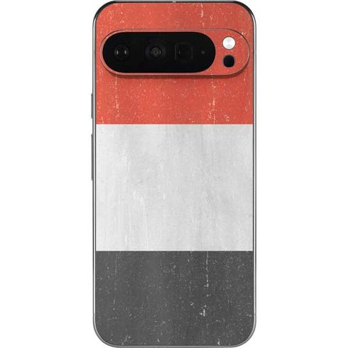 Yemen Flag Distressed Pixel 9 Pro XL Skin